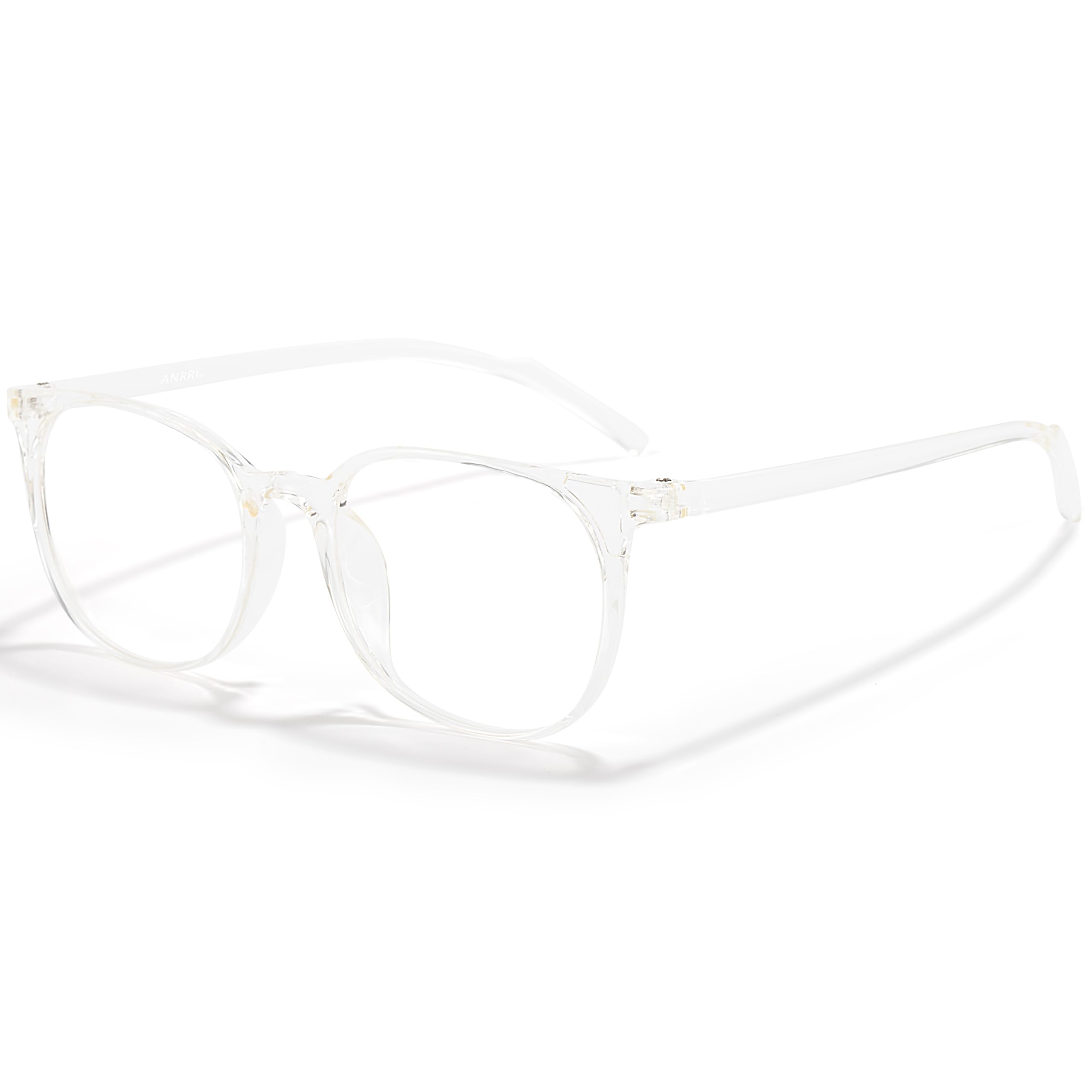 ANRRI Lunettes Anti-lumière Bleue pour Ordinateur, Protection UV, Anti-Fatigue oculaire, Lunettes de Jeu, Classic Black, M