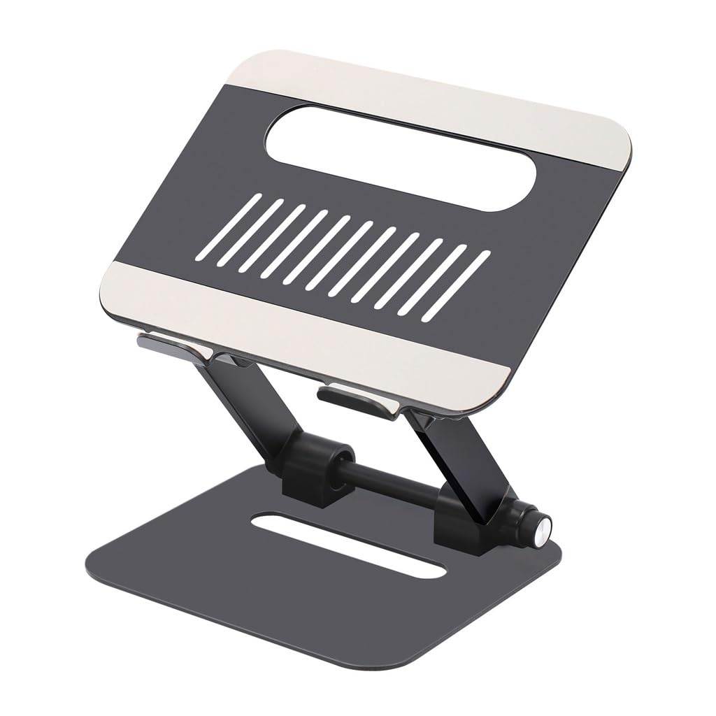 Soporte portátil plegable para evitar calor en el escritorio de teletrabajo en casa