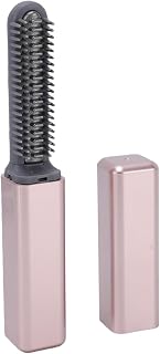 Fabater Cordless Hair Straightener Brush, Rosy Gold
