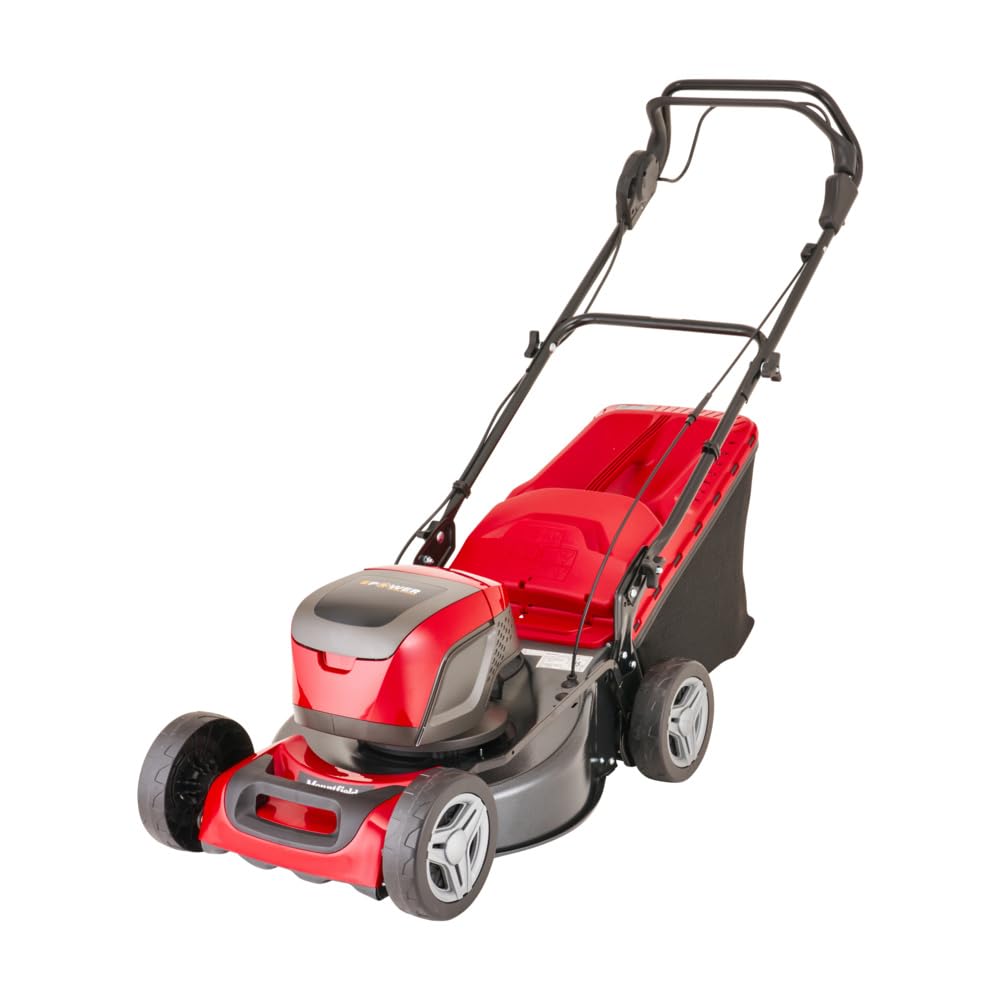 Stiga SP185 Li Kit - Cortacésped a batería, 48 V, 5 Ah, Ancho de Corte 46 cm, autopropulsado, recogedor de Hierba 60 l, Motor sin escobillas, para césped de hasta 400 m²