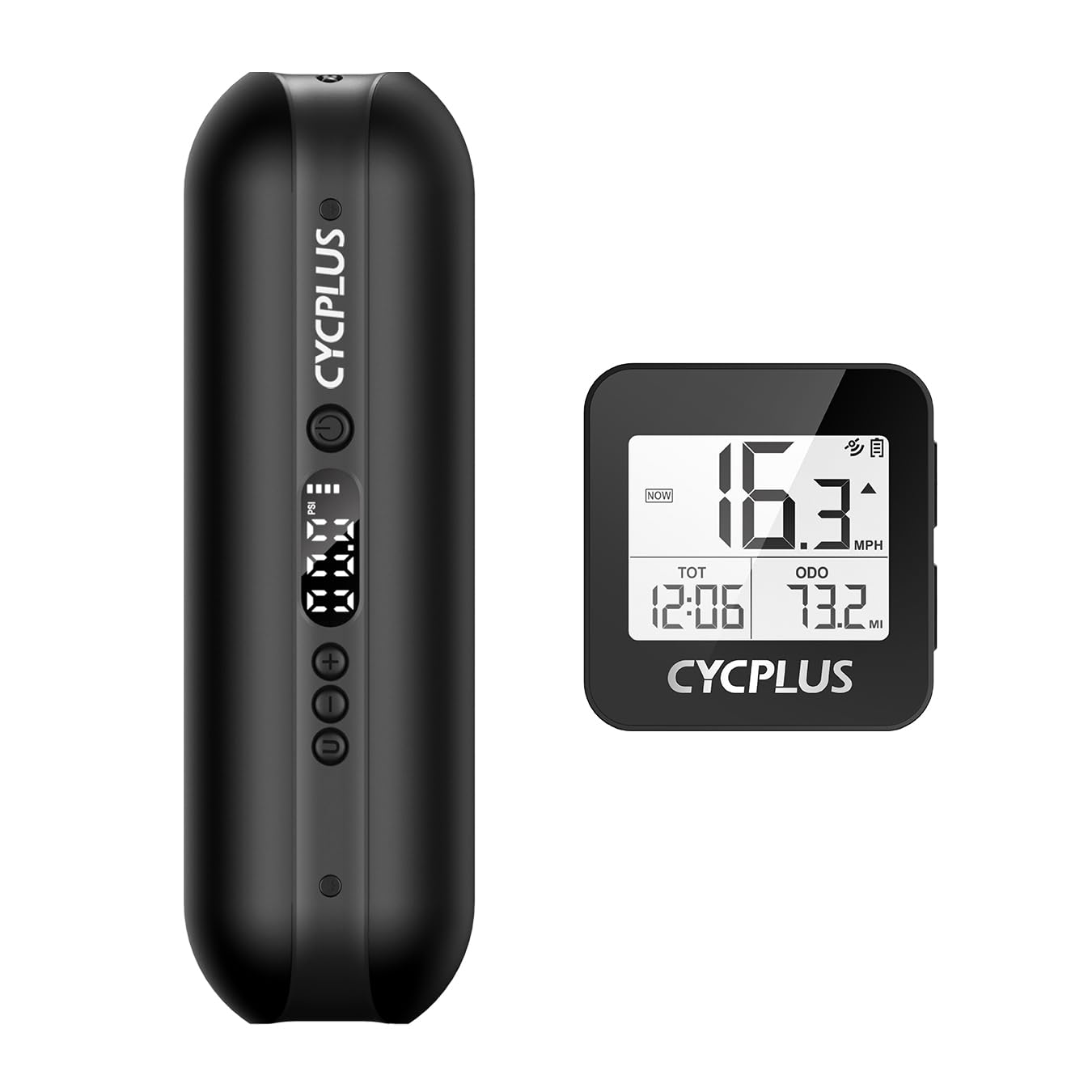 CYCPLUS Tire Inflator A2 + GPS Bike Computer G1