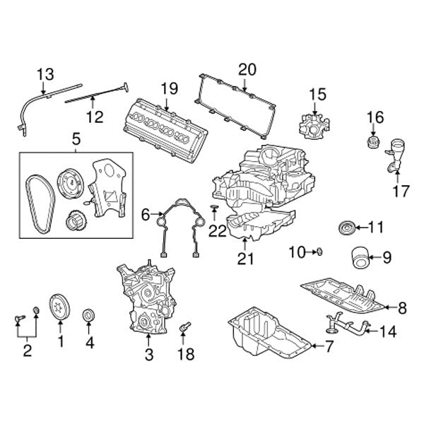 Mopar 5311, 2372 – ca, motor Tapón de llenado de aceite