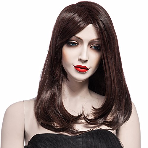 HSG New Style Long Straight Wigs Fashion Brown Wigs Soft Wigs For Women TF1176