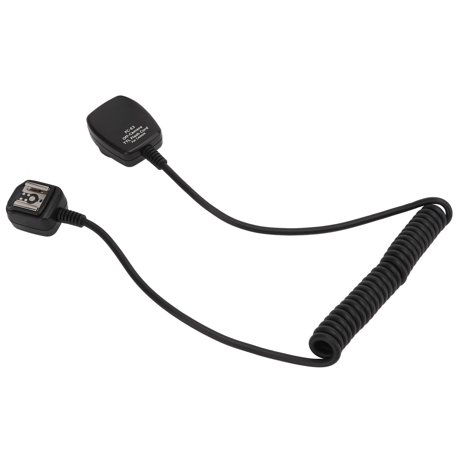 Hot Shoe Flash Extension Cord, 1. Lock Off Camera Speedlite Cord for Camera Top Flash