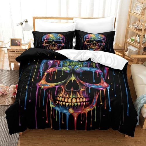 Housse de couette 3D imprimé microfibre respirant 135x200 - 3