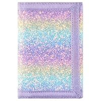 Lamumu Kids Wallet for Girls, Little Girls Wallet for Kids, Purple Wallets for Teen Girl, Toddler Wallets with Coin Pocket, RFID Tween Child Christmas & Birthday Gift