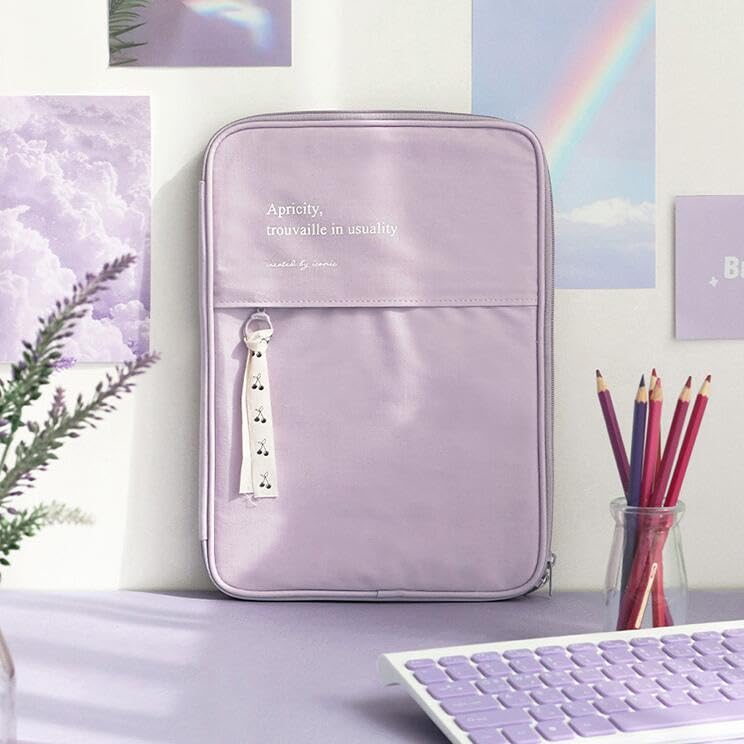 Funda Acolchada Cute para Laptop 11-13 Pulgadas Morada miniatura 5
