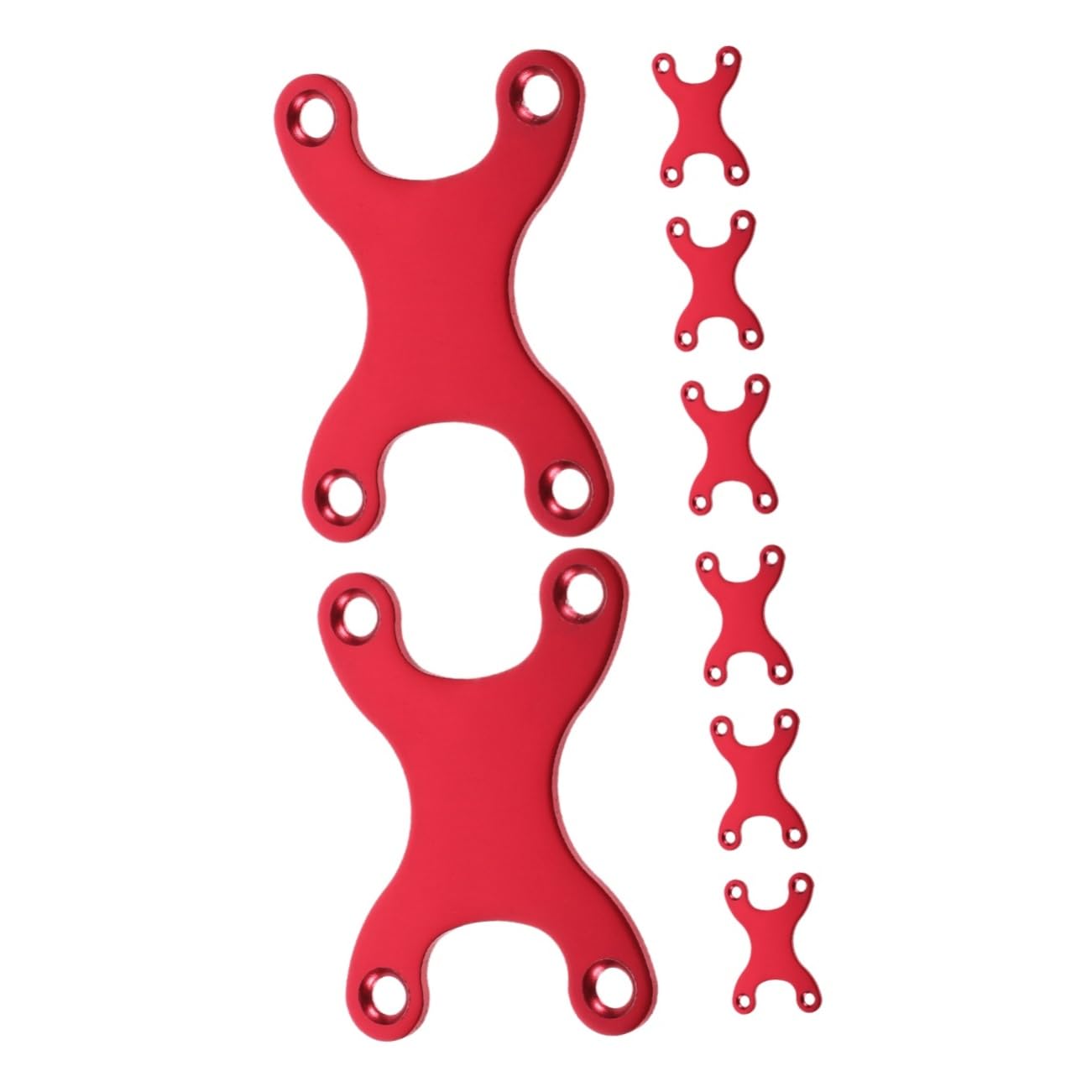 BESPORTBLE 8pcs Skateboard Bridge Gasket Support Pads for Skateboard Maintenance Portable and Lightweight Design for Easy Storage and Use Prevents Screw Sinkage