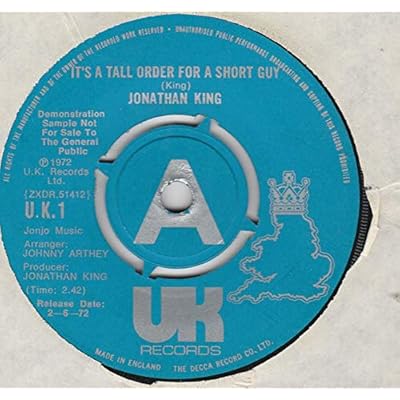it's a tall order for a short guy 45 rpm single