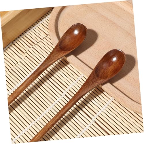 Cuillères à café en bois pour mélanger le thé et déguster vos desserts - 5