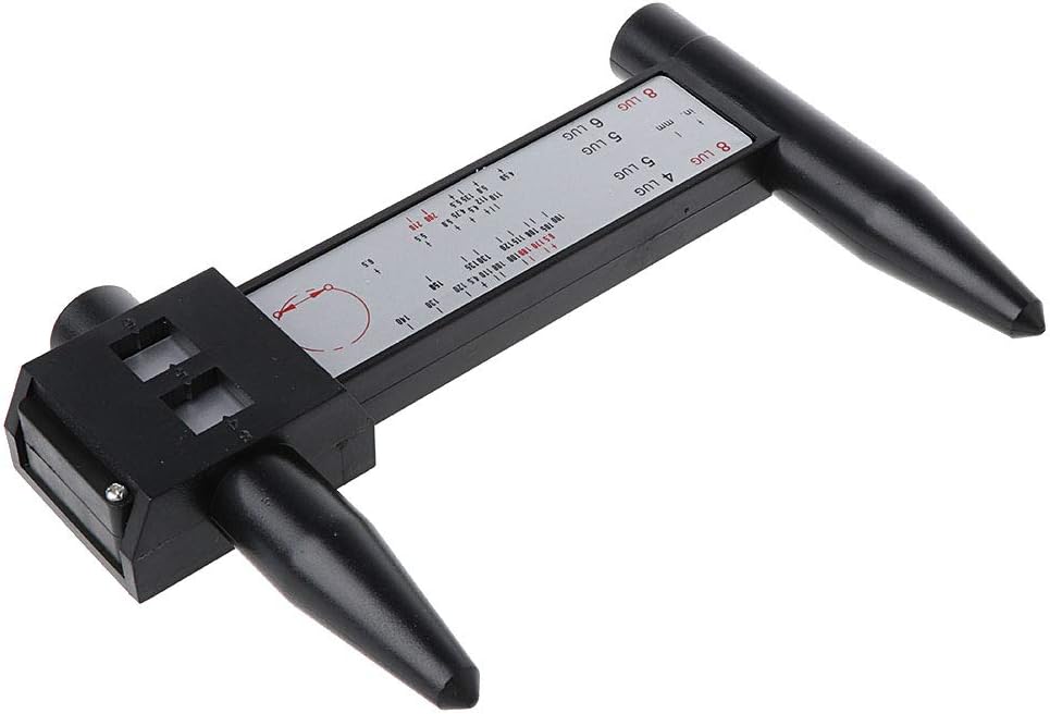 4 5 6 8 Holes Wheel for Rim Bolt Pattern Sliding Measuring Tool Gauge Ruler PCD Ruler Lugs Hub Measurement Hand to