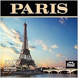 MICASA PRESS Paris 2026 Wall Calendar 12 Month | 12" x 24" Open | Thick & Sturdy Paper | Giftable | A Walk in Paris French Europe Travel Calendar 2026