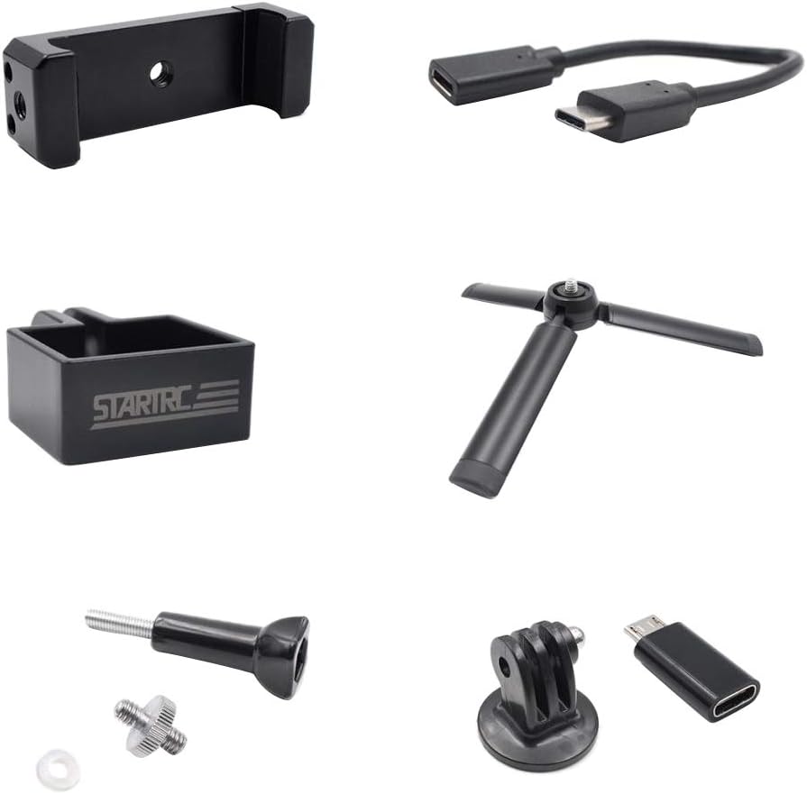 Mobile Phone Tripod Holder with C USB Cable - Phone Accessories