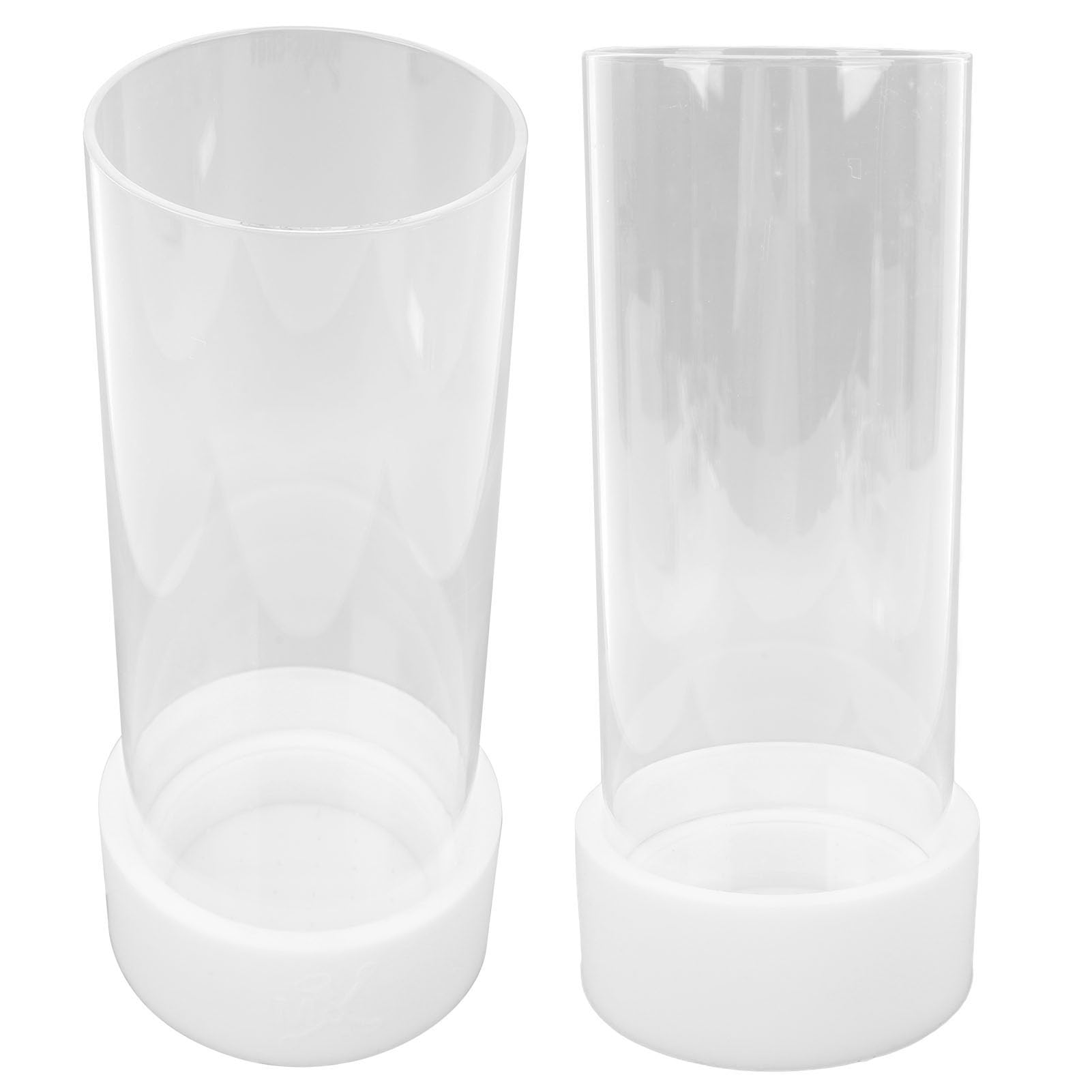 CHICIRIS Porta Schiuma per Gastronomia Molecolare, Strumento di Cottura Essenziale in Vetro Siliconico Professionale per Arte Culinaria, 1 Set