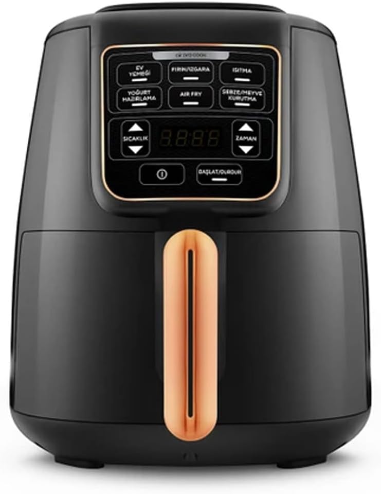 Karaca Air Pro Cook XL 2 In 1 Konuşan Airfryer Siyah Copper