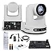 PTZOptics Move 4K SDI/HDMI/USB/IP PTZ Camera with 20x Optical Zoom (White) (PT20X-4K-WH-G3) SuperJoy PTZ Camera Joystick Controller