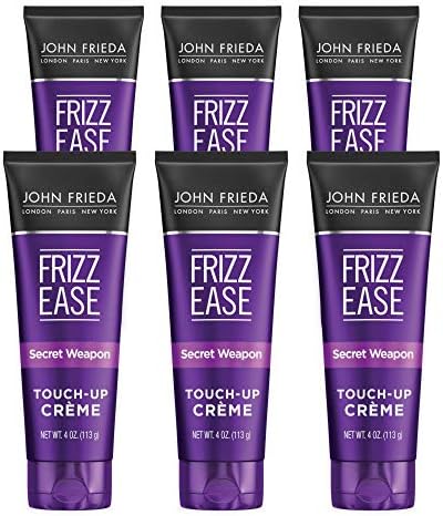 John Frieda Frizz Ease Secret Weapon Touch-Up Crème, Anti-Frizz Finishing Cream, Helps to Calm and Smooth Frizz-prone Hair, 4 Ounce, 6-pack