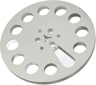 JTLB 1/4 7 Polegada Carretel de Fita Vazia 11 Furos Carretel Aberto Universal Fita de Som Carretel Vazio Carretel de Alumínio Carretel de Fita para NAB