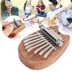 FASJ Mini Kalimba, Piano à Pouce 8 Tons Portable en Bois Fort Petit pour Les Cadeaux de Jouets pour Les Instruments de… - Les Beatles, Paul McCartney, John Lennon, RIngo Starr, George Harrison FASJ Mini Kalimba, Piano à Pouce 8 Tons Portable en Bois Fort Petit pour Les Cadeaux de Jouets pour Les Instruments de… – Image 5