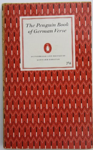 The Penguin Book of German Verse B000SBTXFO Book Cover