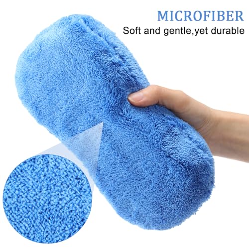 Image of Tanlade 4 Pcs Large Car Wash Sponge, Foam Sponge for Clean, Multicolor