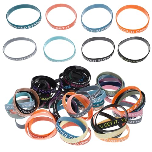 Bracelets motivants silicone Abaodam élastiques et résistants pour ados