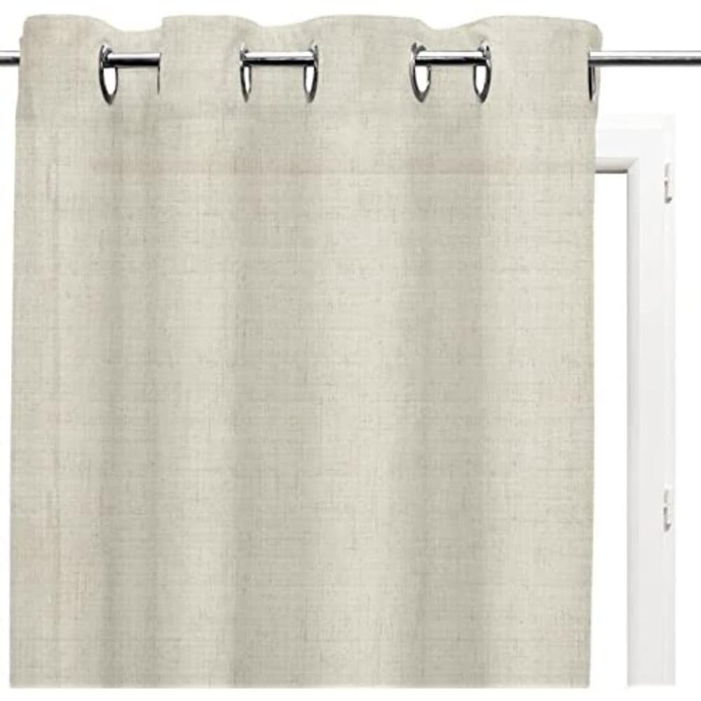 Soleil d'ocre Curtain 135 x 250 cm Natural