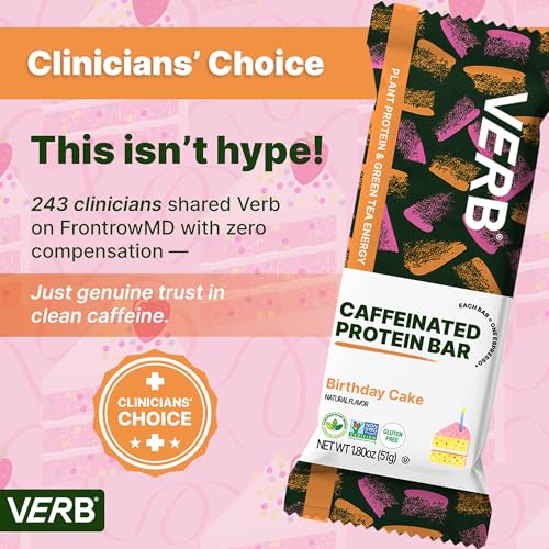 Verb Energy Barras Proteicas Caffeinadas 51g Pack 12 miniatura 4