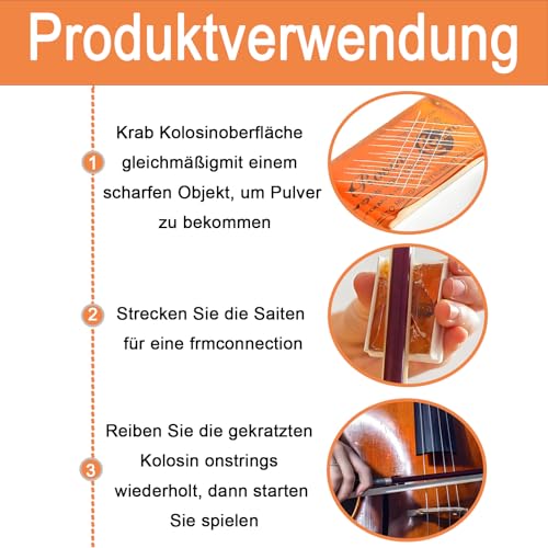 10 Stück Kolophonium, Natürliches Kolophonium, Cello Kolophonium Löten Violin Rosin Leichtes Staubarmes Kolophonium für Instrument Violine Viola Cello Violoncello Bass Fiddle Kolophonium