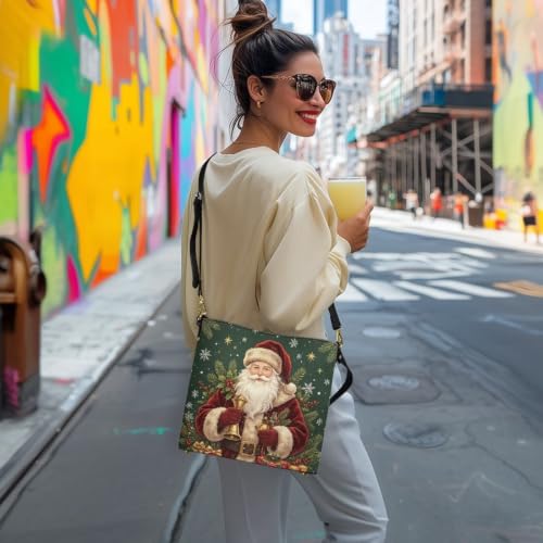Image of HUGS IDEA Boho Bags for Women Leather Handbag Shoulder Bucket Crossbody Purse