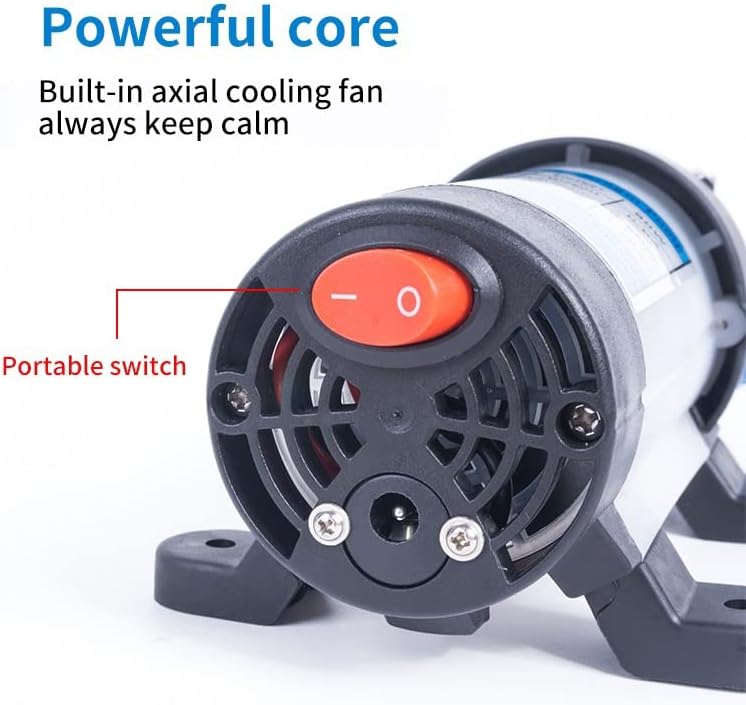 Miniatura 6 de Bomba sumergible de sumidero 12 V, 24 V, 80 W, 5.5 Lmin, bomba de diafragma de alta presión en miniatura con interruptor de presión, bomba de