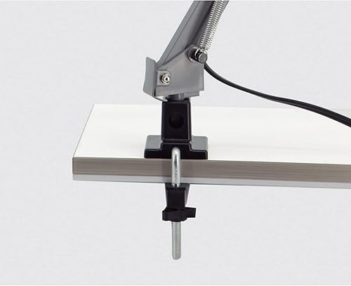 Miniatura 3 de Realspace™ Trazio - Lámpara LED para arquitecto, 22 pulgadas de alto, gris