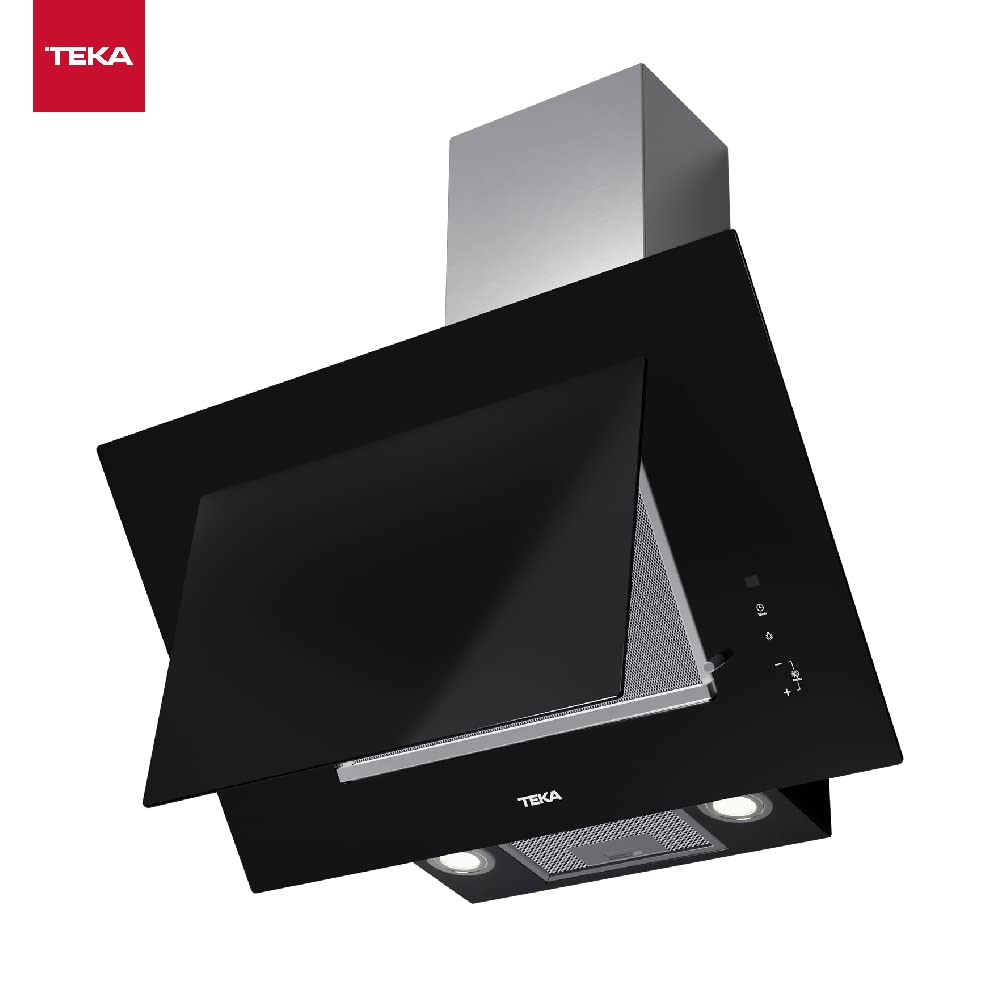 TEKA Campana Extractora de Pared 70 cm, Motor Doble EcoPower, Aspiración Perimetral, 3+1 Velocidades Fresh Air Aspiración 98m3 Ruido 61dB 2 LED DVT 78660 TBS