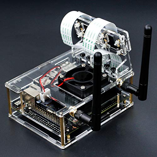 Yahboom Acrylic Case for NVIDIA Jetson Nano Compatible with 4GB (B01 & A02) & 2GB with Cooling Fan and Camera Case - Image 6