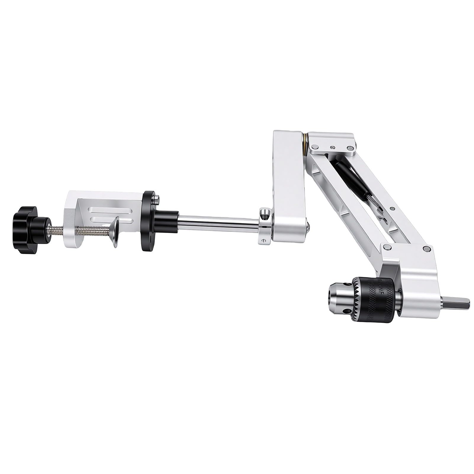 Generic Pionowy, Poziomy Wspornik do Gwintowania Solidne ramię Podporowe do Gwintowania Wiertarki Elektrycznej Narzędzie ze Stopu Aluminium 130 Mm
