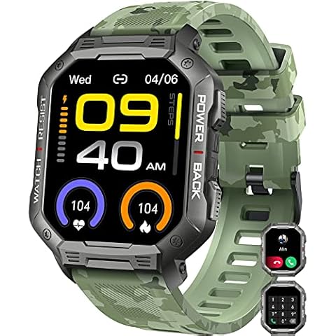 TAOPON Smartwatch Reloj Inteligente Hombre con Llamada Cover