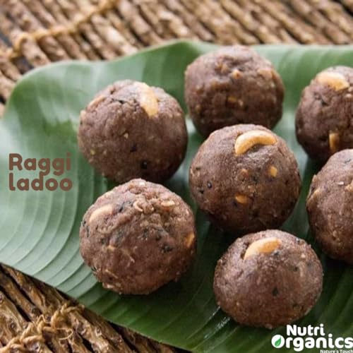 Image of NutriOrganics Unpolished Ragi Flour, 1.5kg |100% Natural | Finger Millet Flour | Nachni Atta | Kelvaragu Flour | Rich in Calcium & Protein