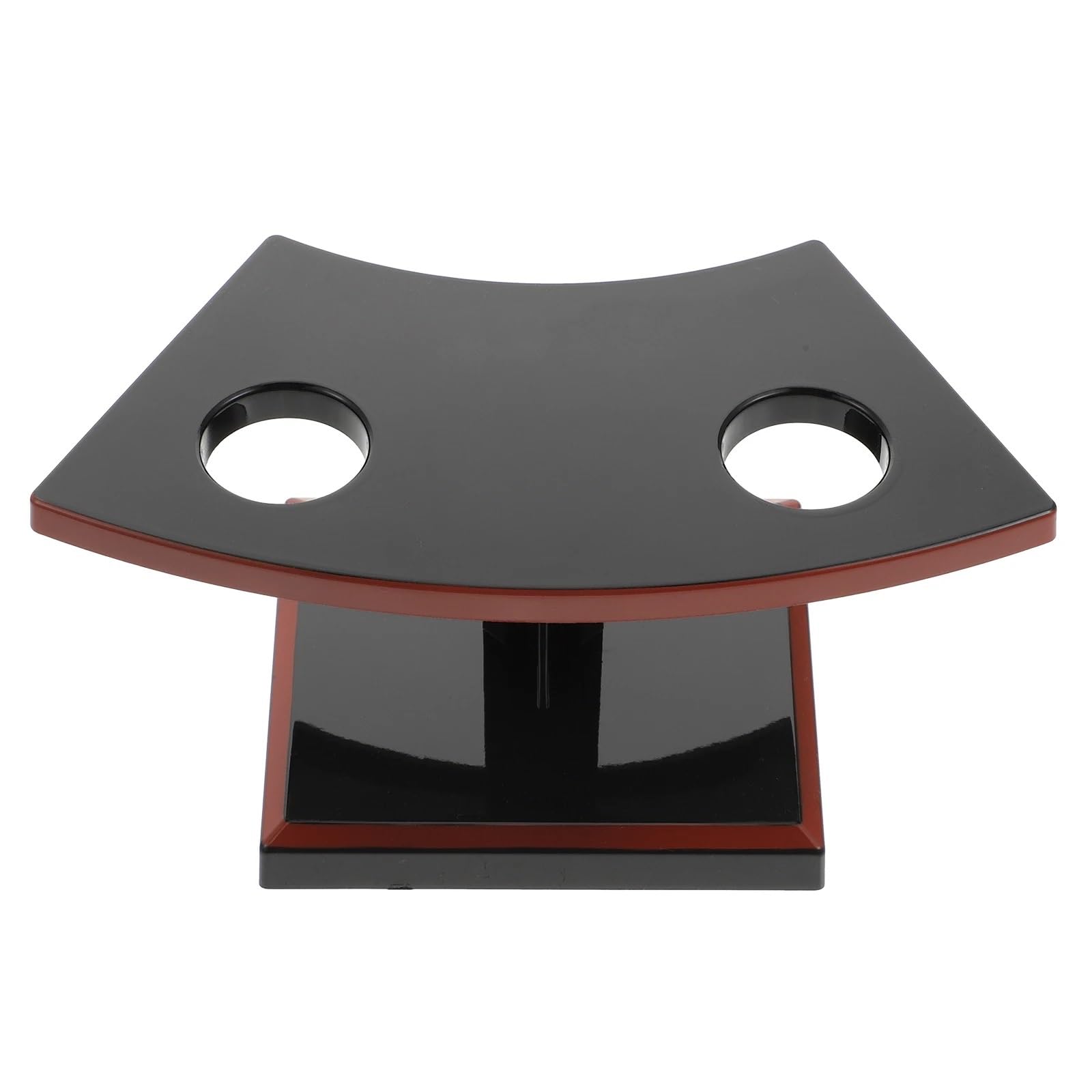Rjxcyoo Red Ice Cream Cone Holder Cone Holder Stand Ice Sushi Cream Display Roll Temaki Rack Cupcake Food Waffle Dessert Popcorn Holders Wooden Hand Supplies Ice Cream Stand ( Color : )