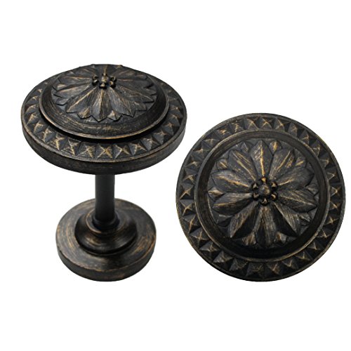 Urbanest Colette Decor Drapery Medallion Holdback, 2 Pcs (Burnt Gold)