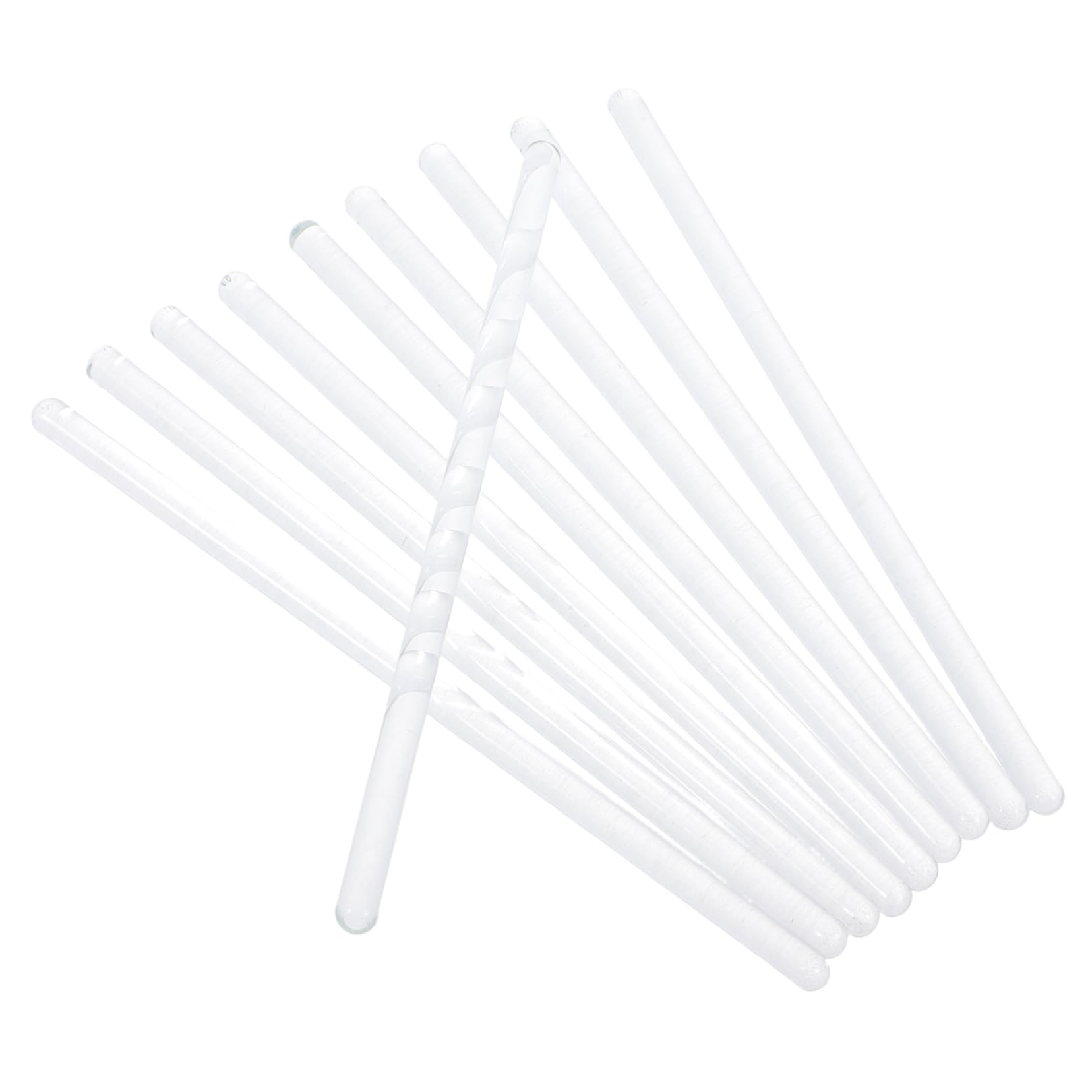 FUNOMOCYA Ergonomic Glass Stirring Rods 10pcs Stir Stick for Mixing Lab Chemicals Kitchen Tools Science Supplies