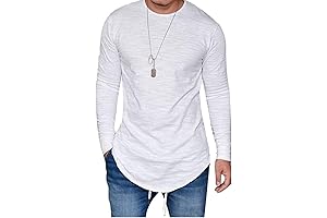 Longline Crewneck T-Shirt: Hipster Style Elevated