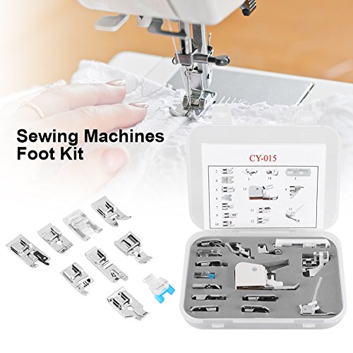 Kit de 15 Piezas Pies para Máquina de Coser miniatura 2
