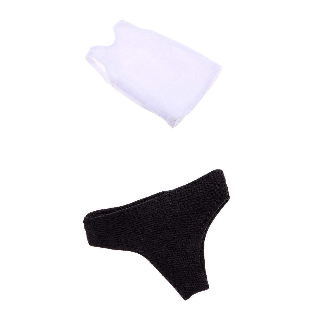 nivaa 1/6 Mens White Vest T-shirt Tops +Underpants Clothes for 12'' Dragon Figures-picture-41