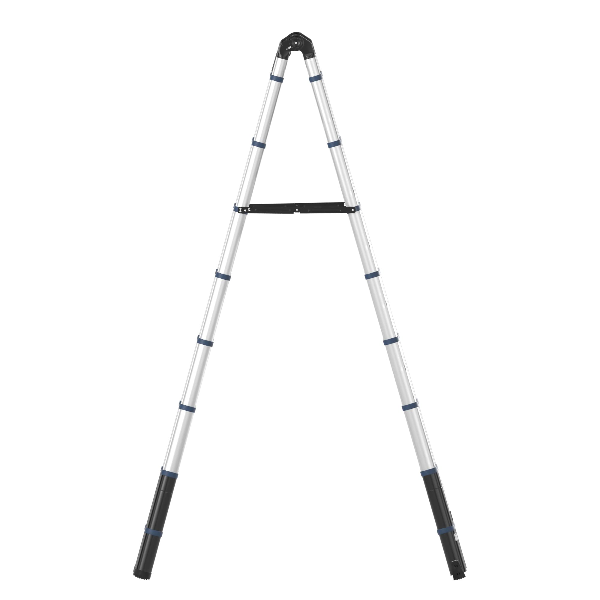 5m Escalera Doble Telescopica WORHAN Pro Multiuso WORHAN Multifuncional Plegable Tijera Aluminio Anodizado Nueva Generación Calidad Alta 500cm K5C+Bag