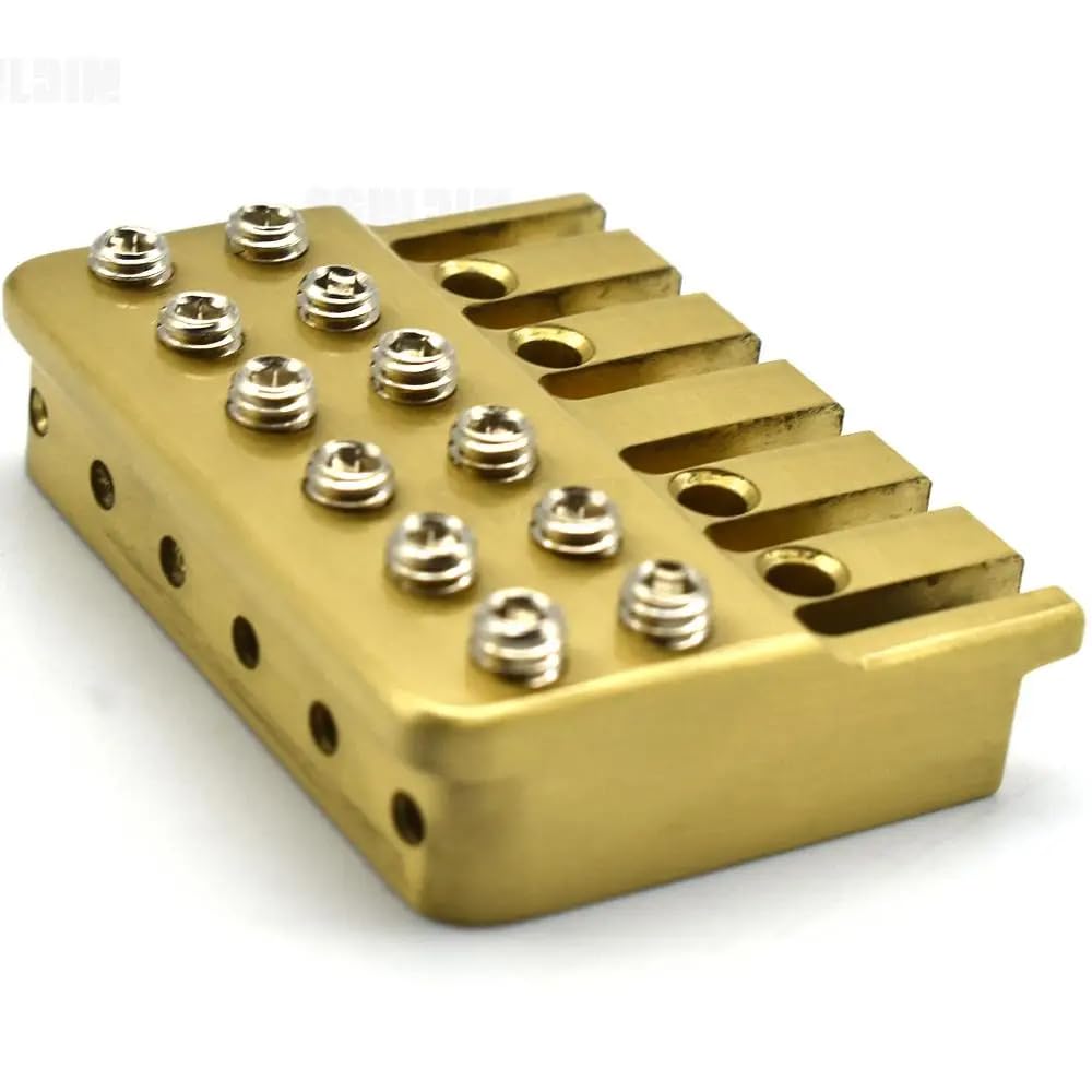 Brass Headless Guitar String Bridge Locking Nut