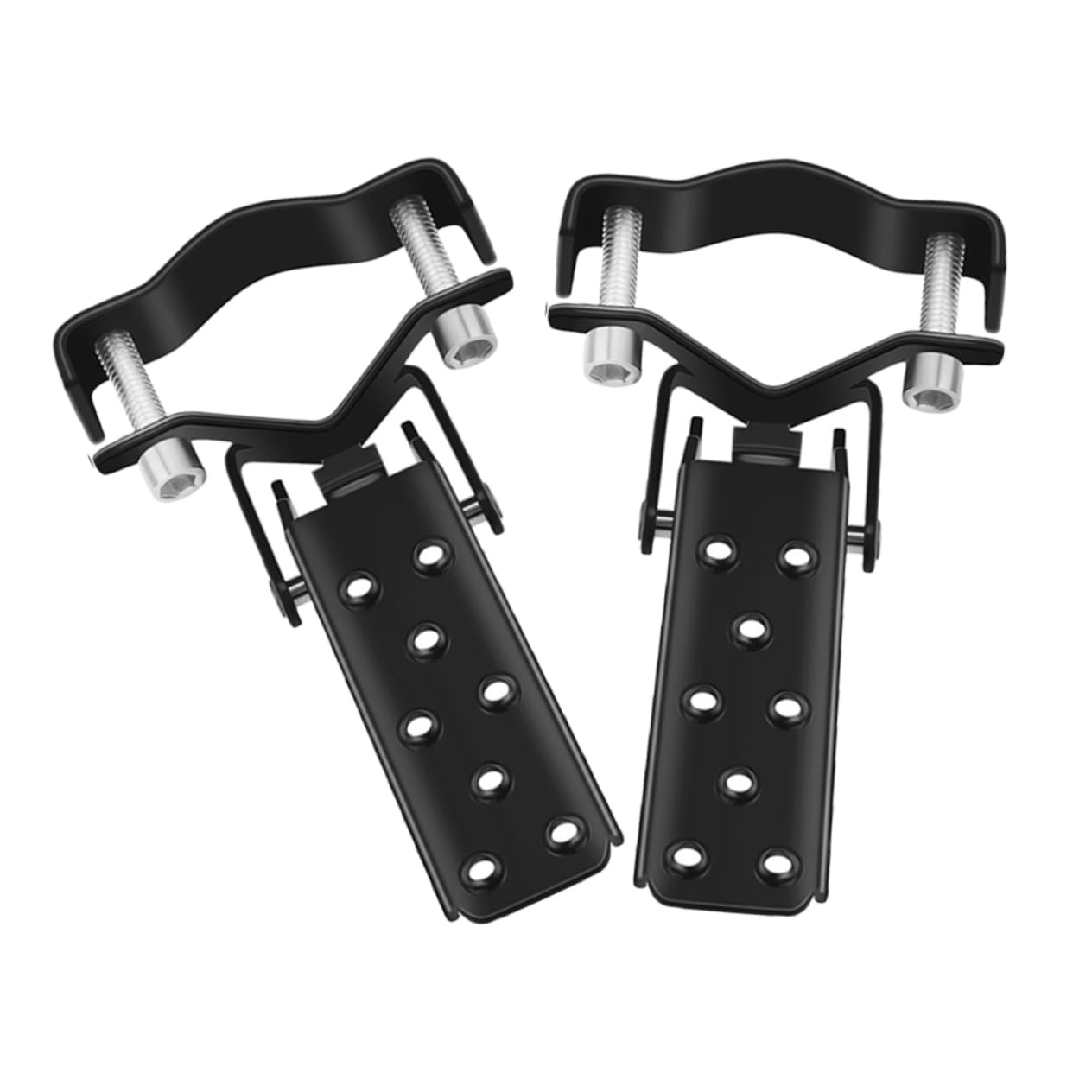 ULTECHNOVO 4paia Poggiapiedi Posteriori Per Bici Pedali Antiscivolo Accessori Per Ciclismo Facile Installazione Design Compatto e Durevole Per Mountain Bike e Bmx