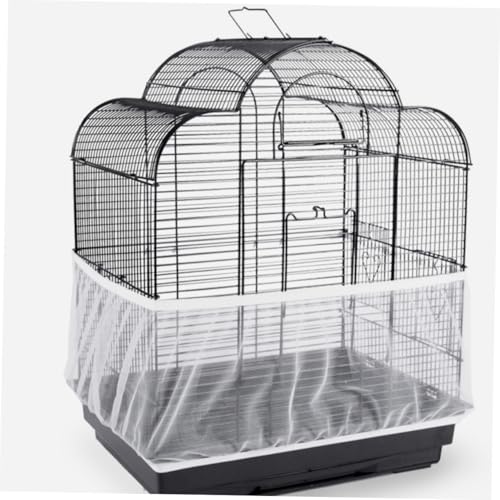 ERINGOGO Capa protetora para gaiola de periquito, acessórios para gaiola de pássaros, rede de gaiola