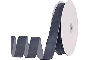 1" Blue Velvet Ribbon