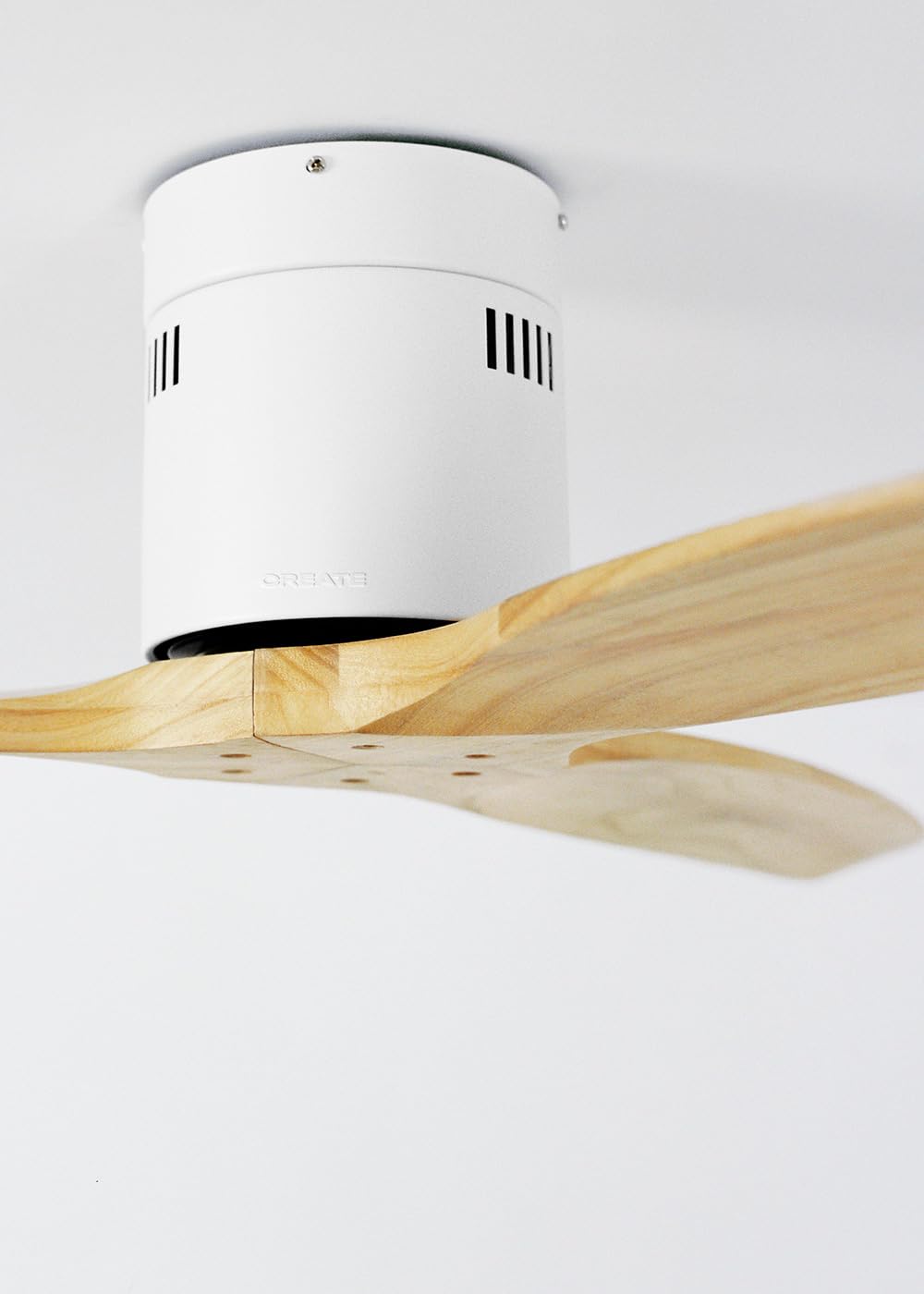 CREATE / WINDCALM/Ventilador de techo ABS con luz negro con Wifi y CREATE / WINDCALM/Ventilador de techo ABS con luz negro con Wifi y