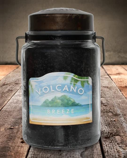 McCall's Candle BarsVolcano Breeze | Highly Scented & Long Lasting | Classic Painted Label | Hand Crafted Metal Lid with Strap and Handle| Premium Wax & Fragrance | Made in The USA | 26 oz
